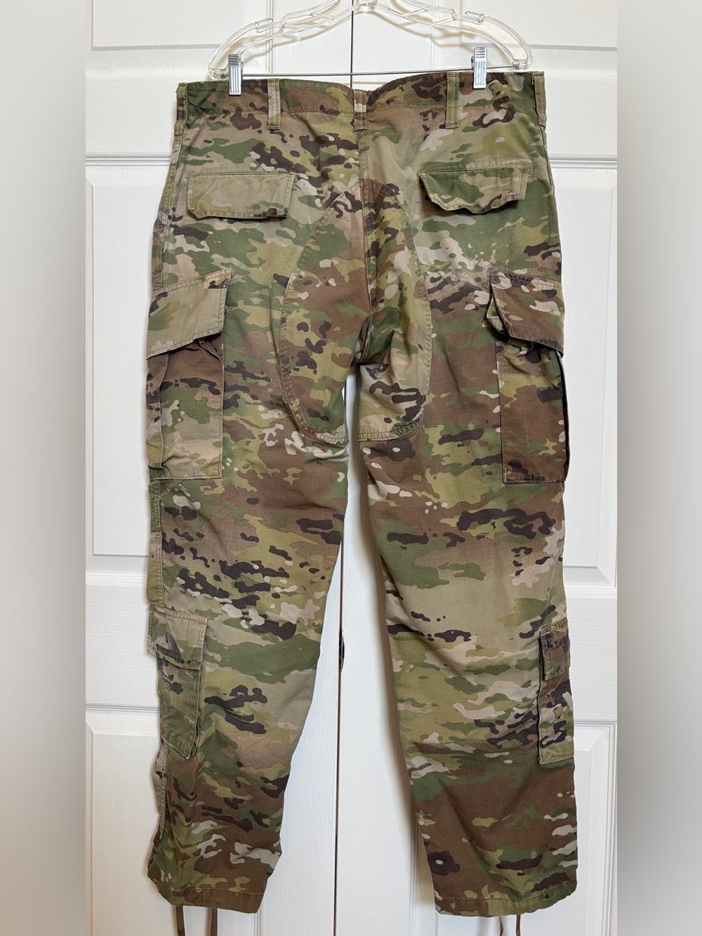 Military Multicam Tactical Cargo Pants Large Regular Ripstop Combat Army Camo